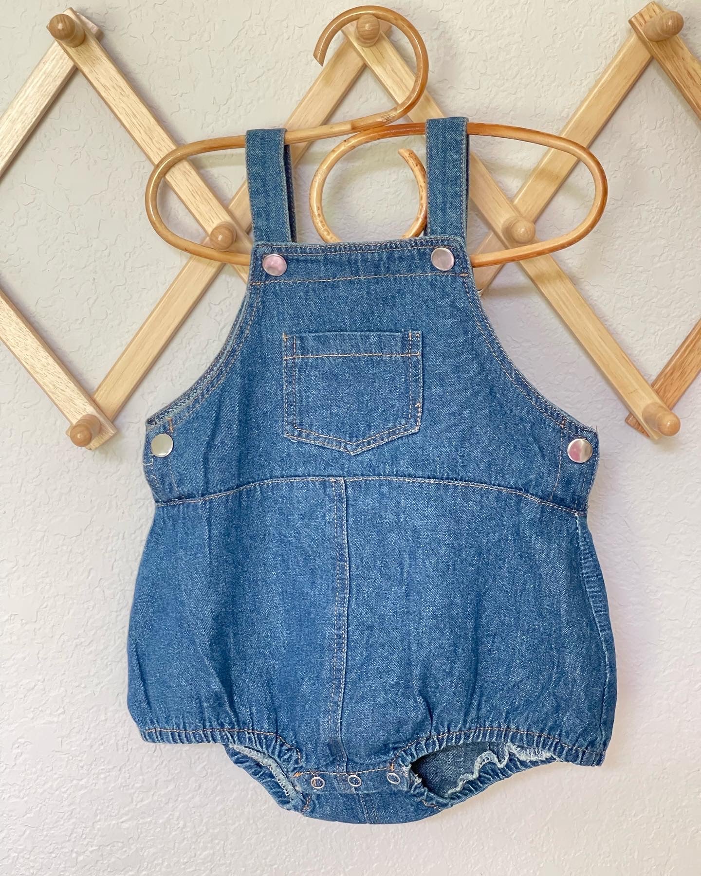 Denim Romper