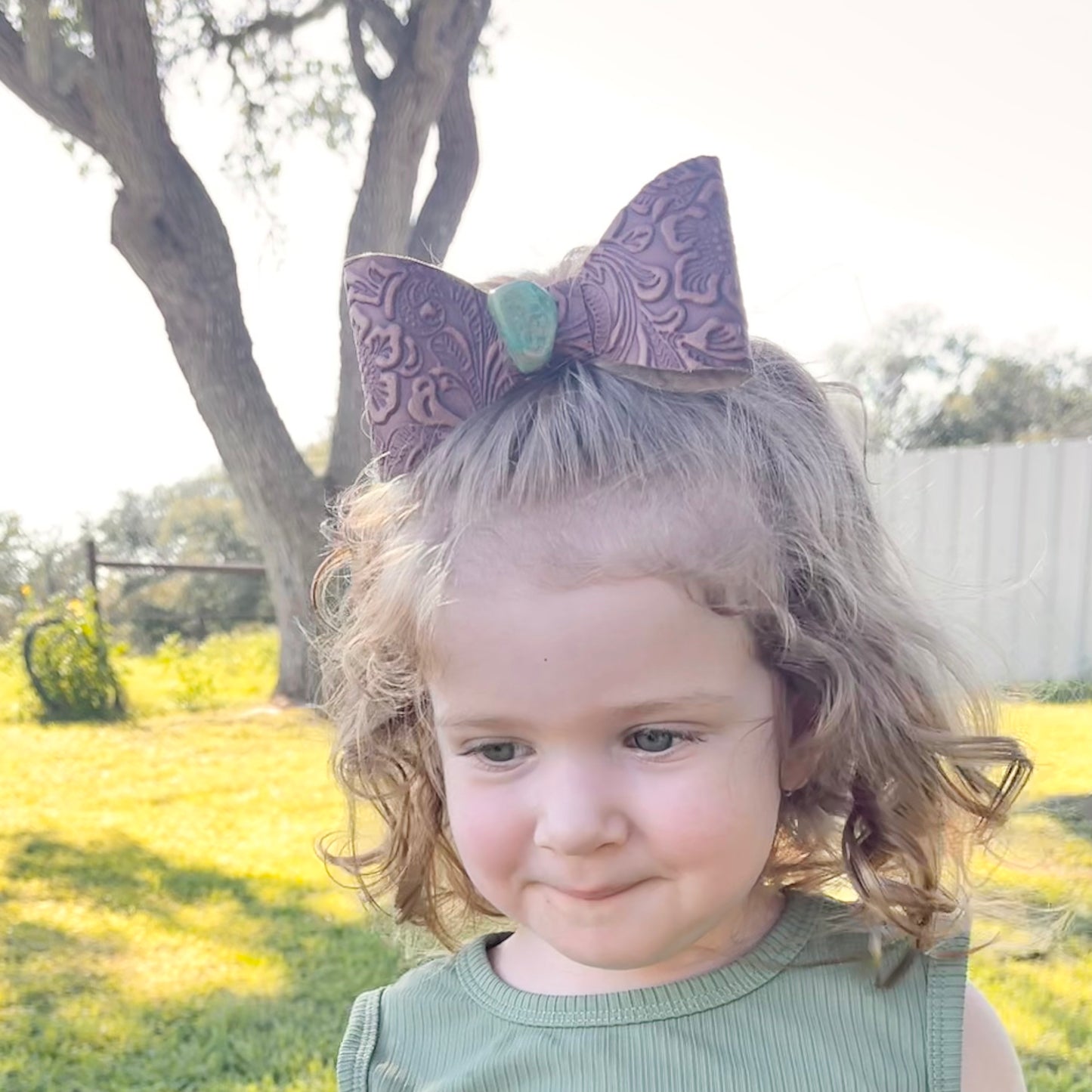 Western Tool & Turquoise Bow