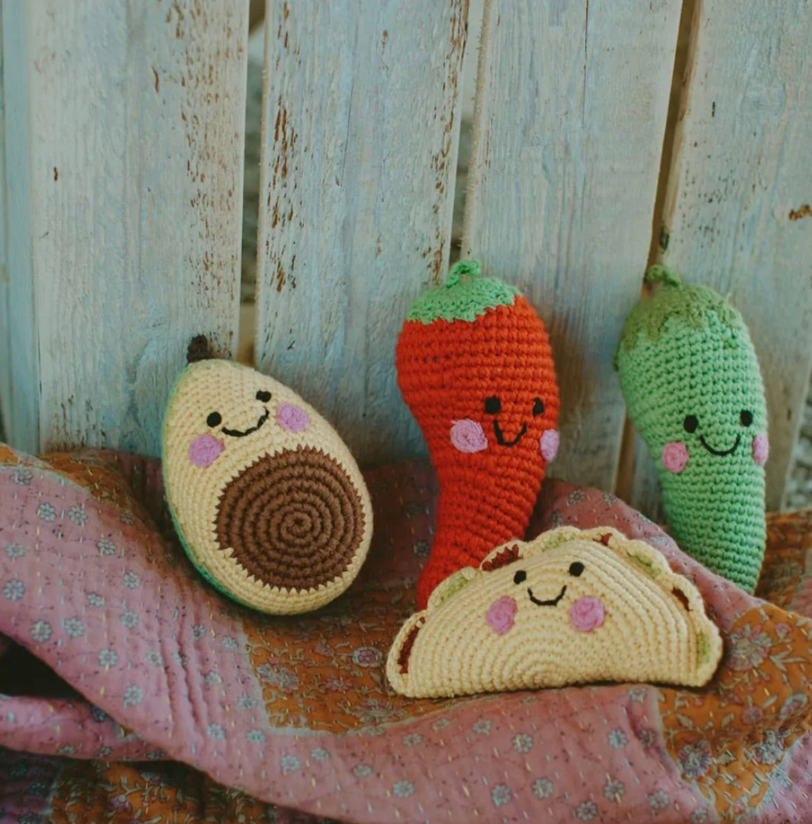 Friendly Avocado Rattle