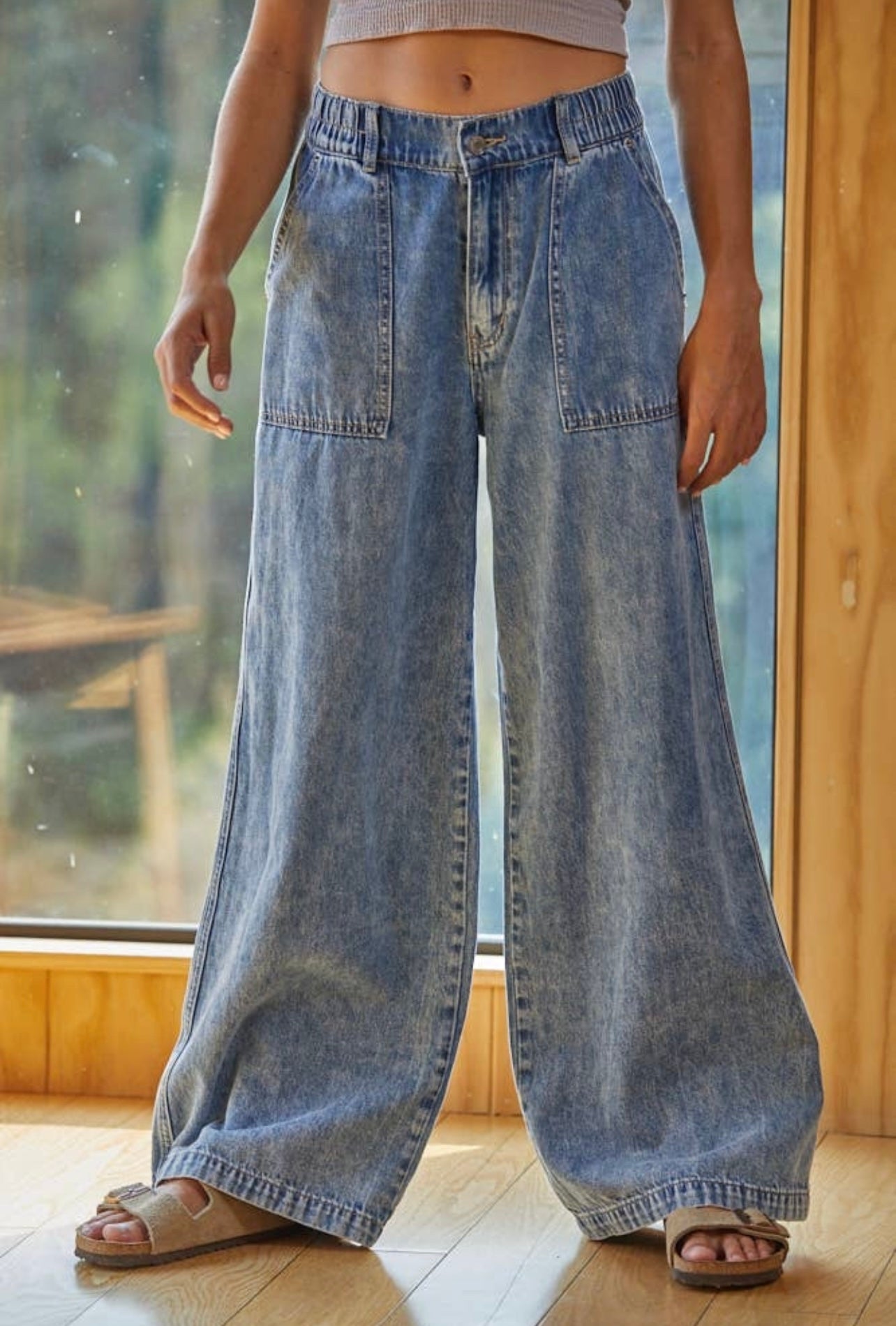 Zane Denim Cargo Pants