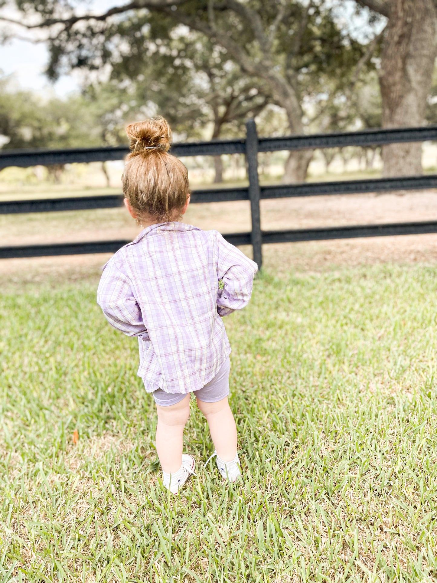 Lavender Plaid Shacket