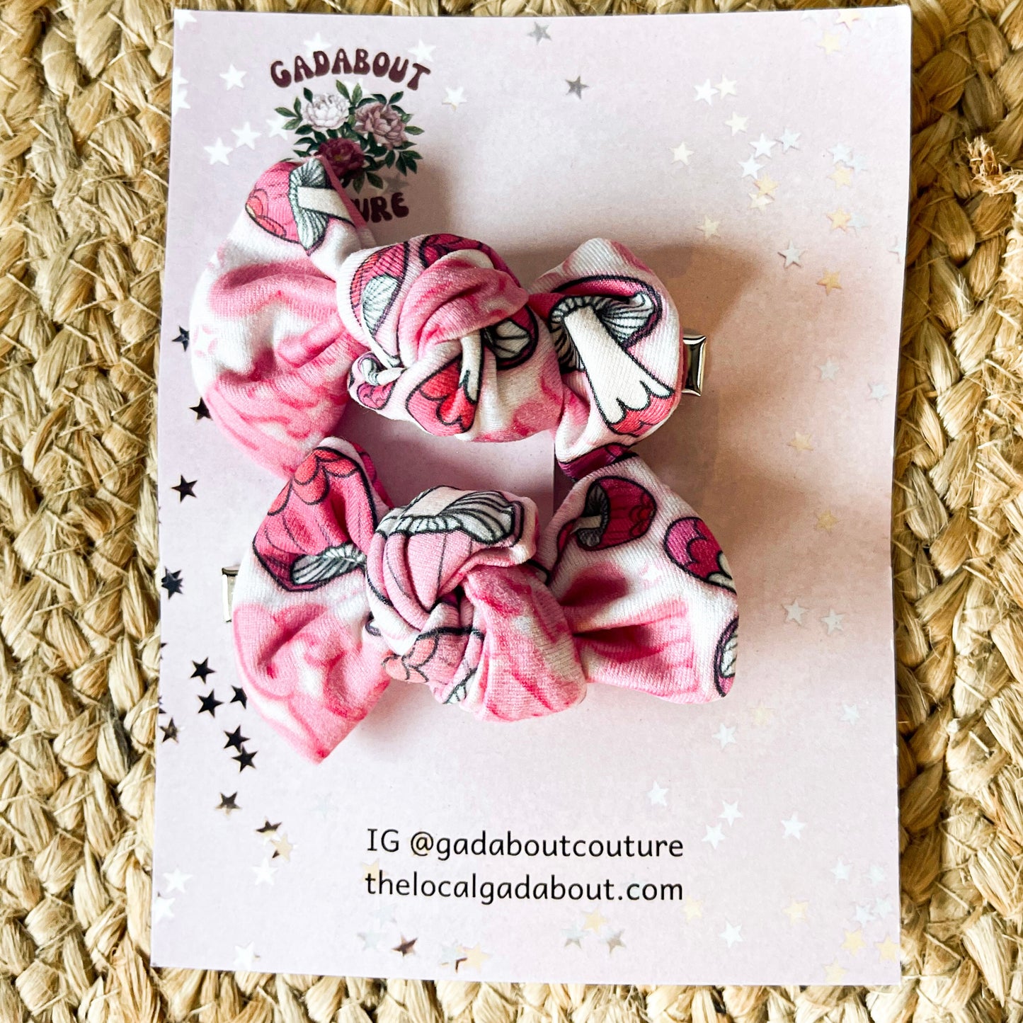 Love you so mush piggie bows