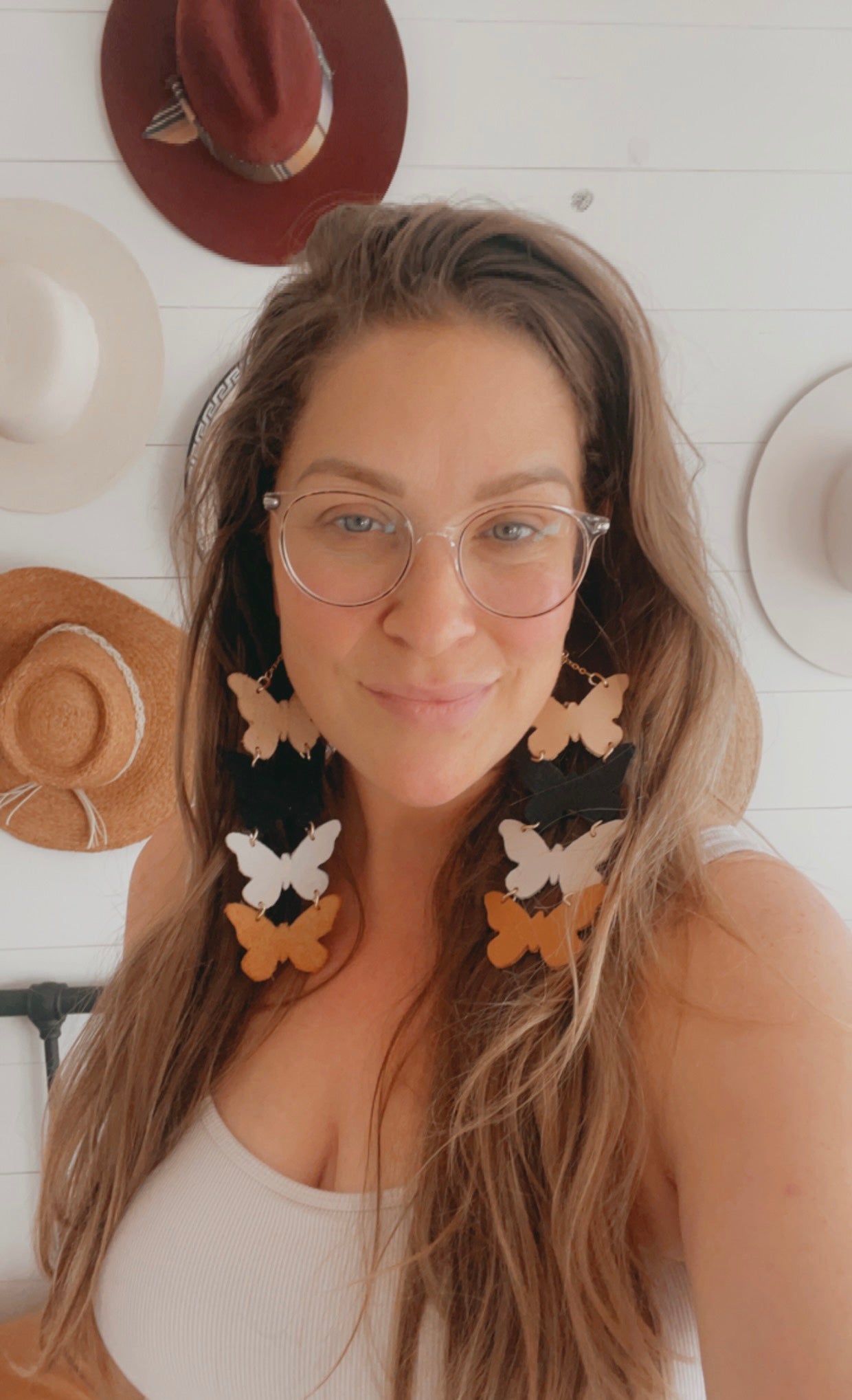 Butterfly Quad Earring