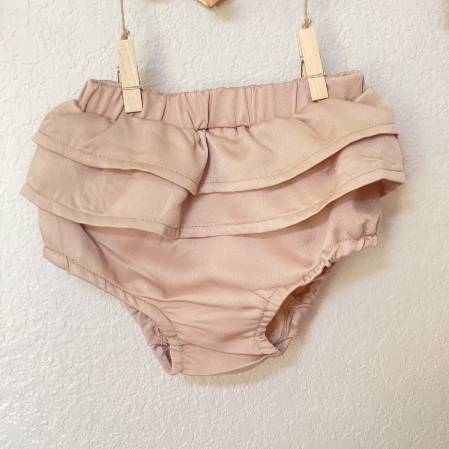 Khaki Ruffle Baby Set