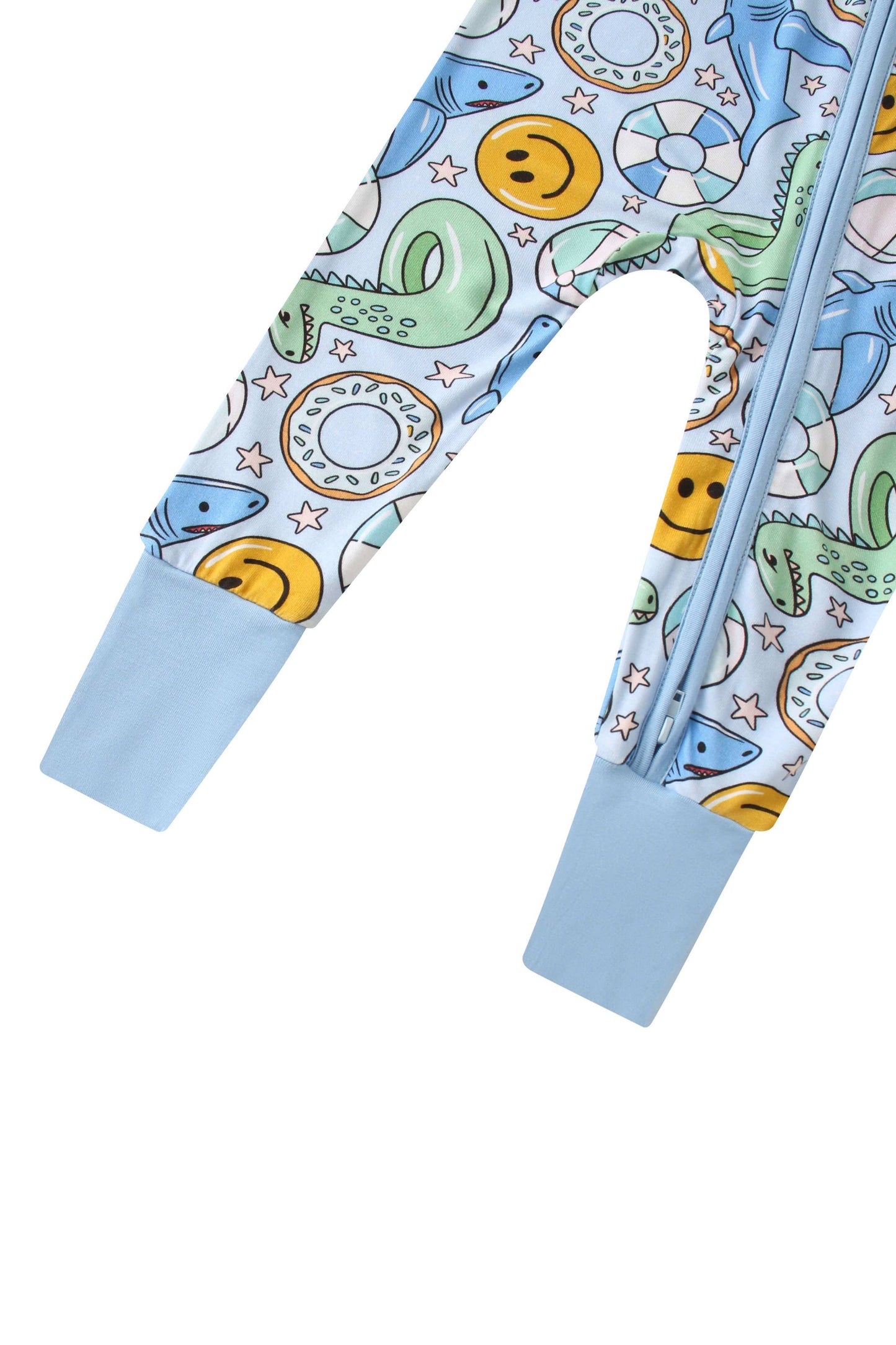 Summer Vibes Bamboo Baby Convertible Zippy Romper