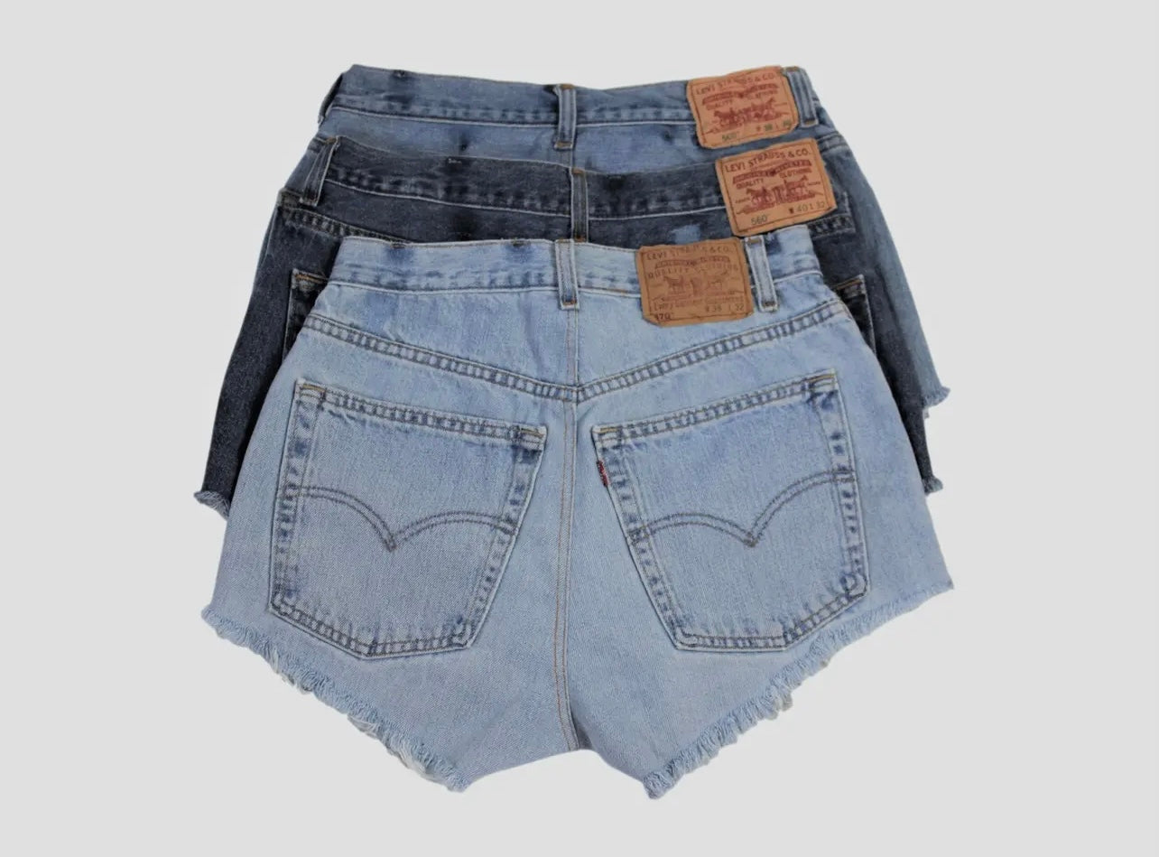 Distressed Levi Shorts