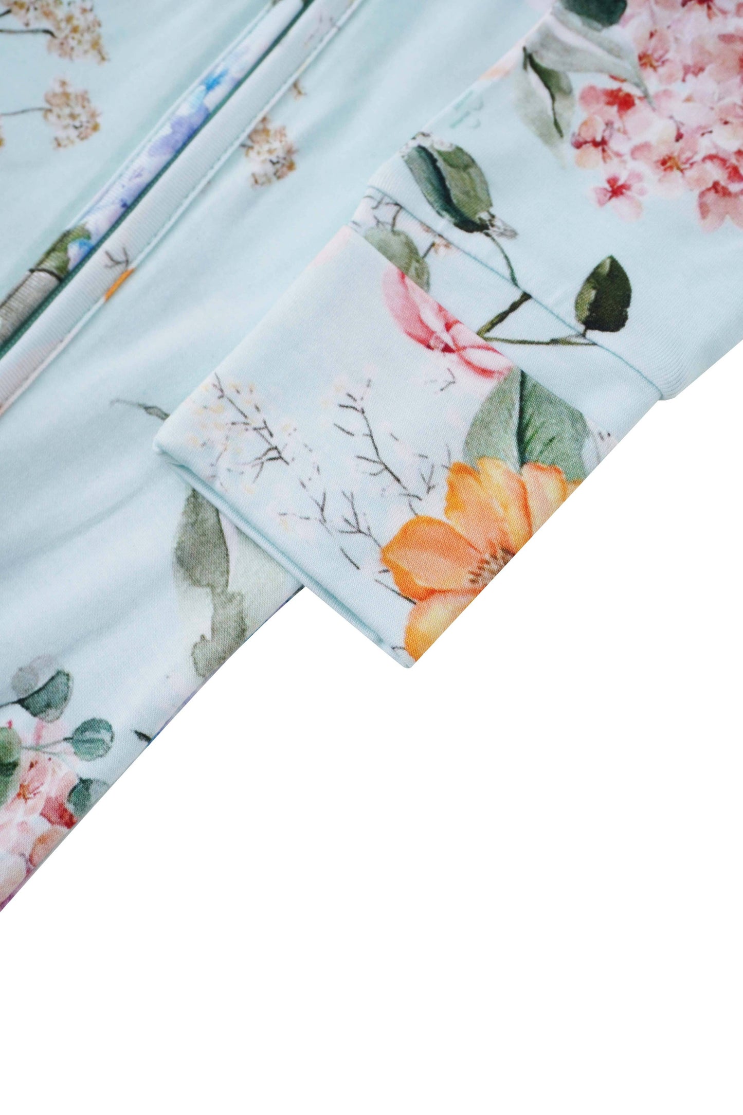 Hydrangea Bamboo Baby Convertible Zippy Romper