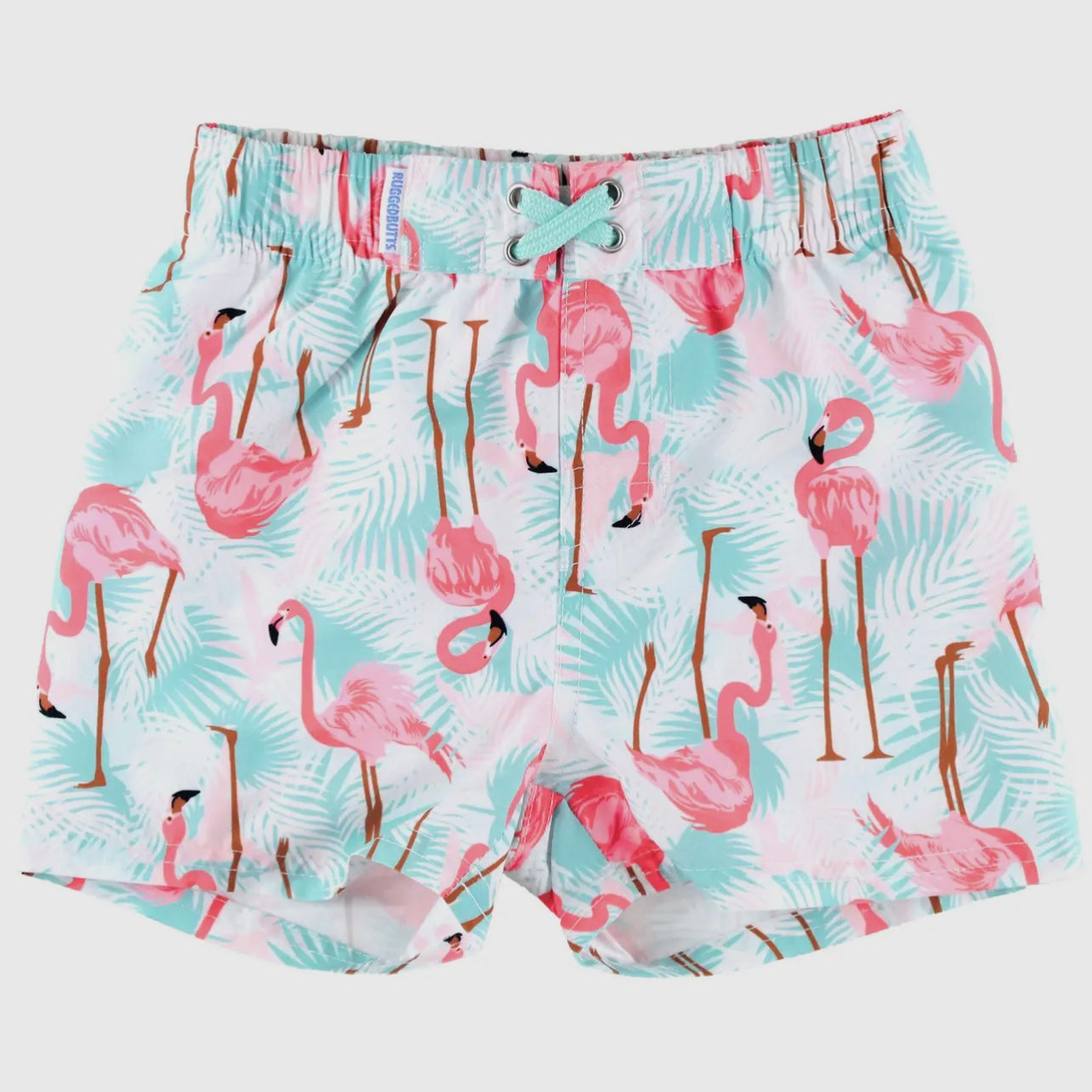 Vibrant Flamingo Swim Trunks