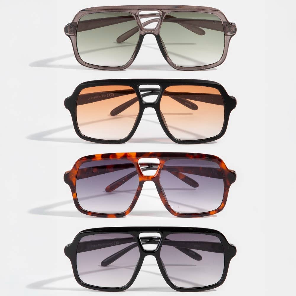 Retro Aviator Sunglasses