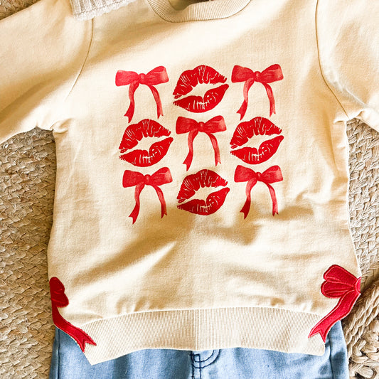 Bows and Kisses Sweater