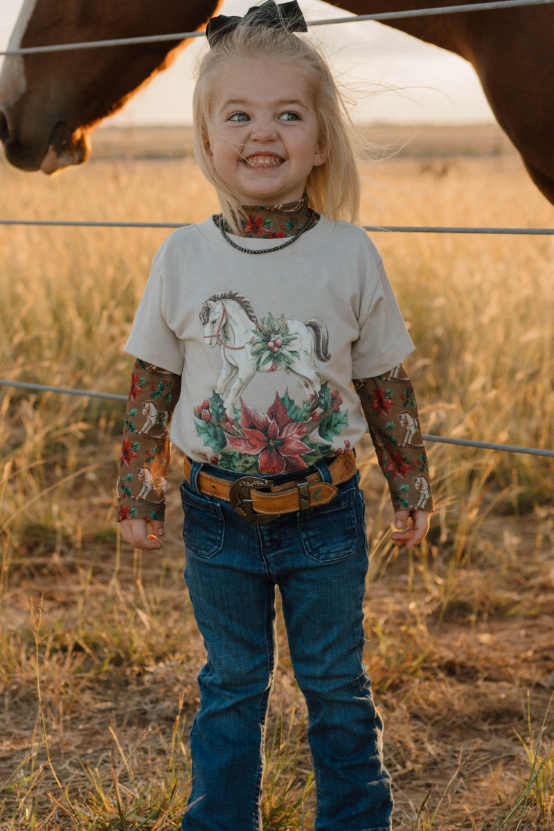 Mini Rockin' Around the Ranch Tee