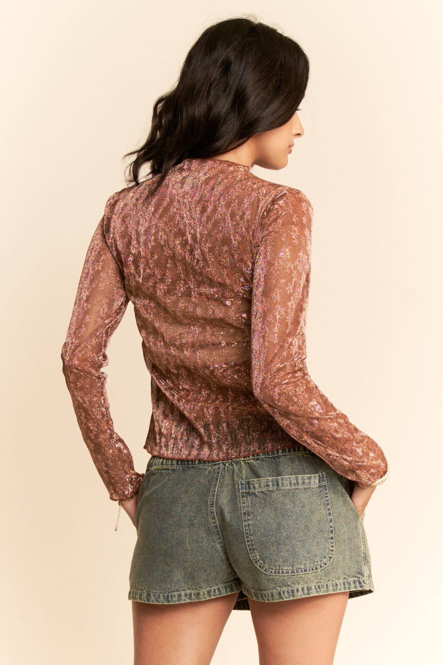 The Gold Shimmer Top