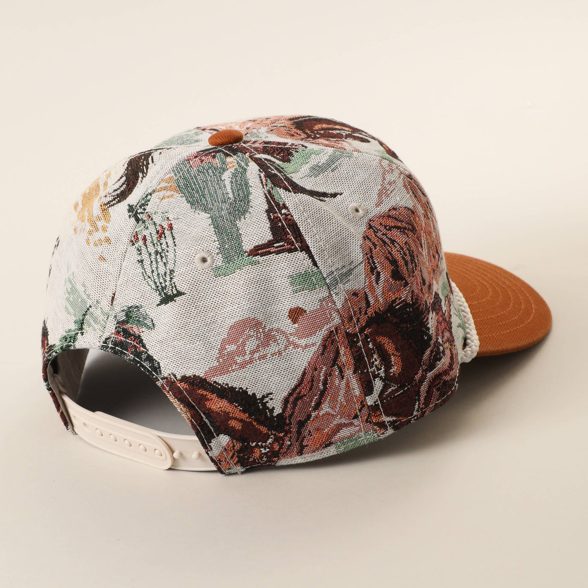 Vintage Western Tapestry Rope Trucker Hat