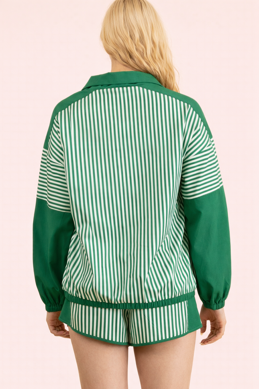 Green Stripe Set