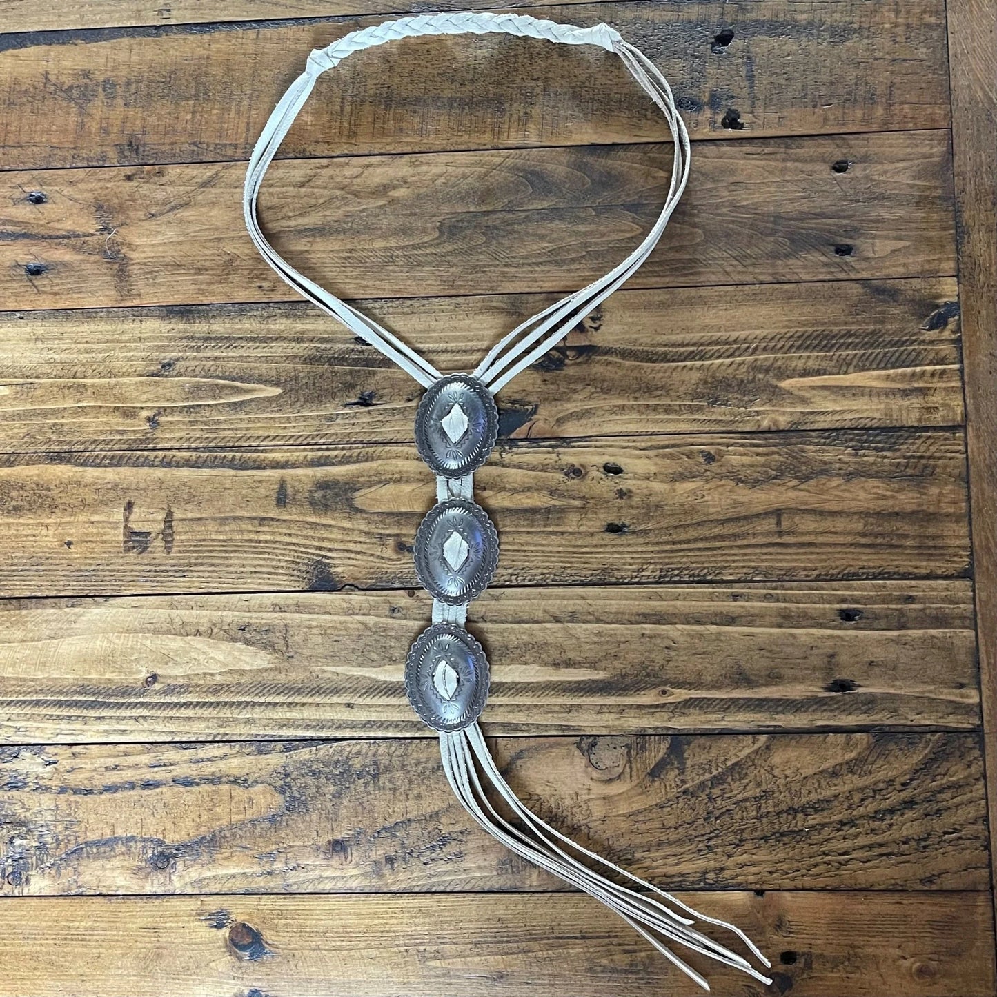 Tres Concho Necklace