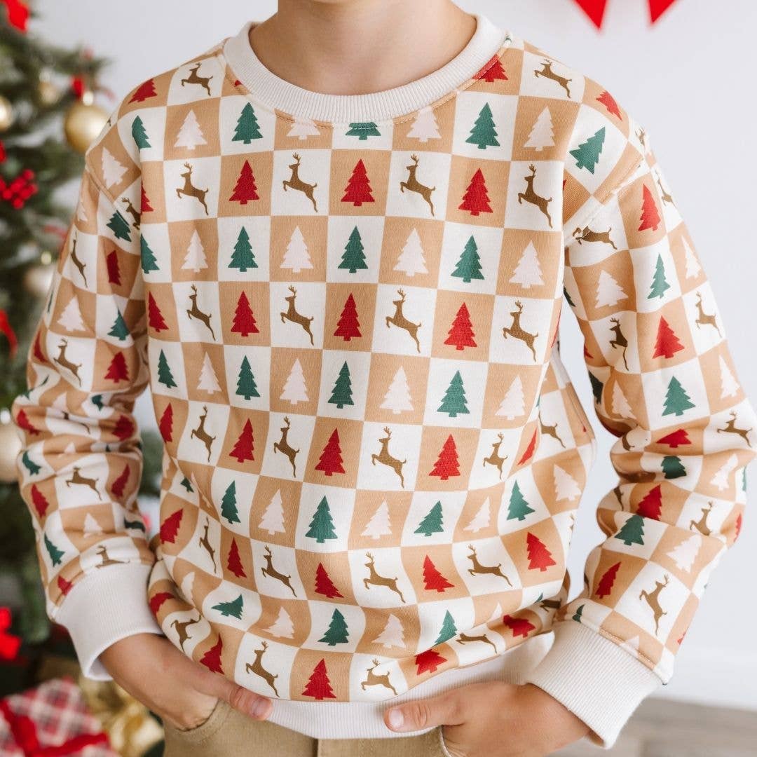 Cabin Christmas Sweatshirt - Kids Clothing - Holiday