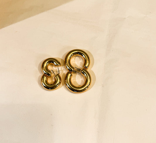 Chunky Gold Hoops