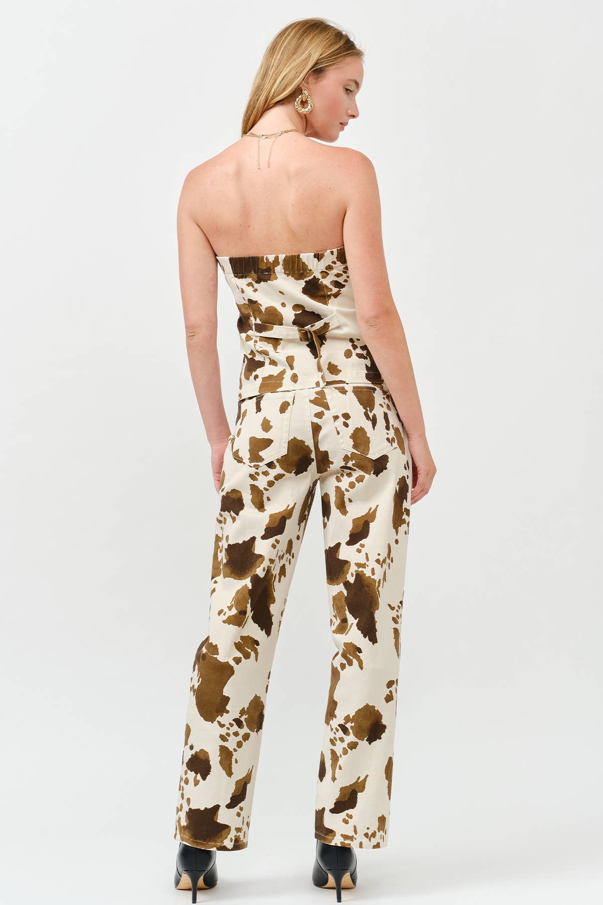 Cowhide Print Pants
