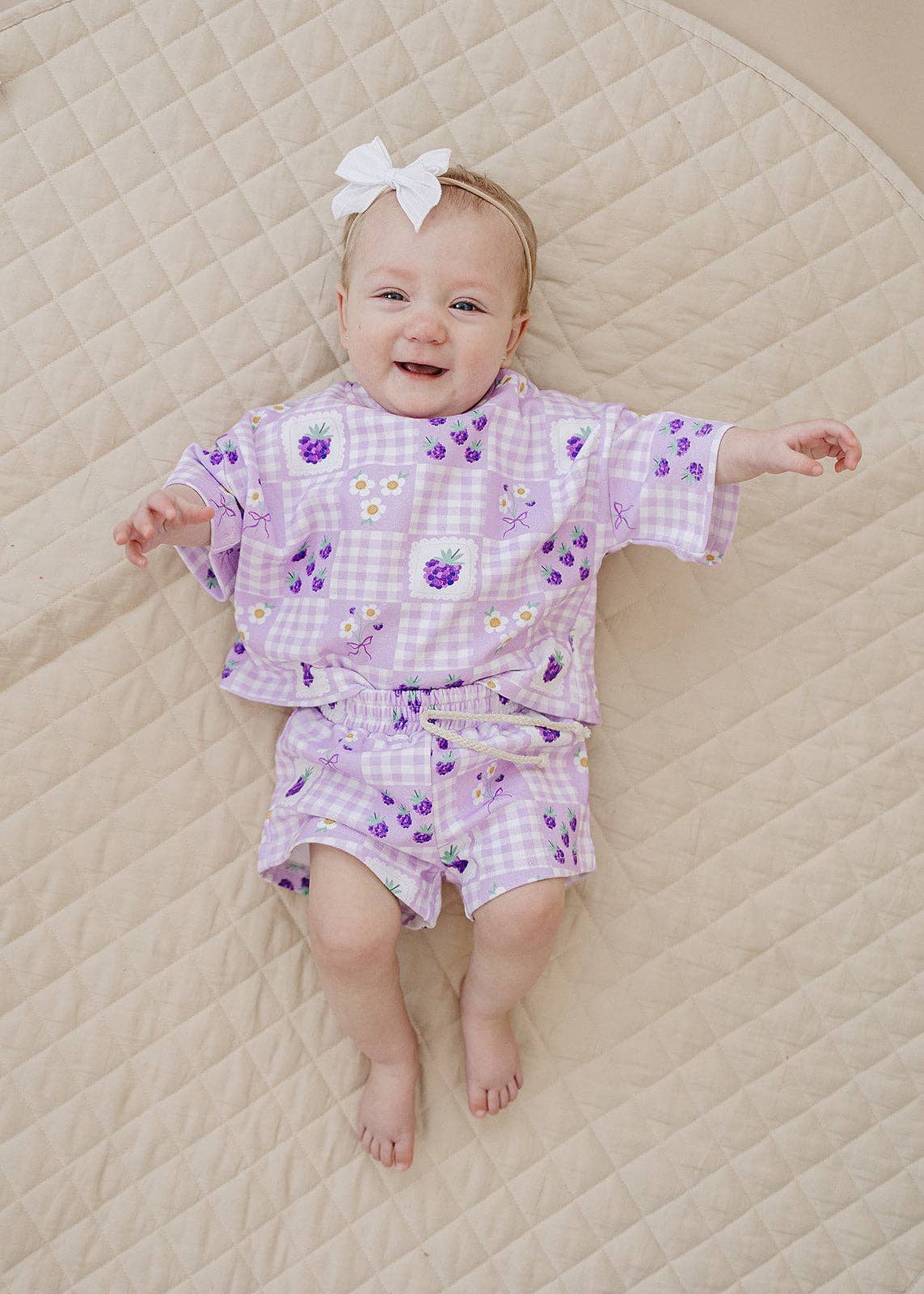 The Raspberry Bloom Short Set