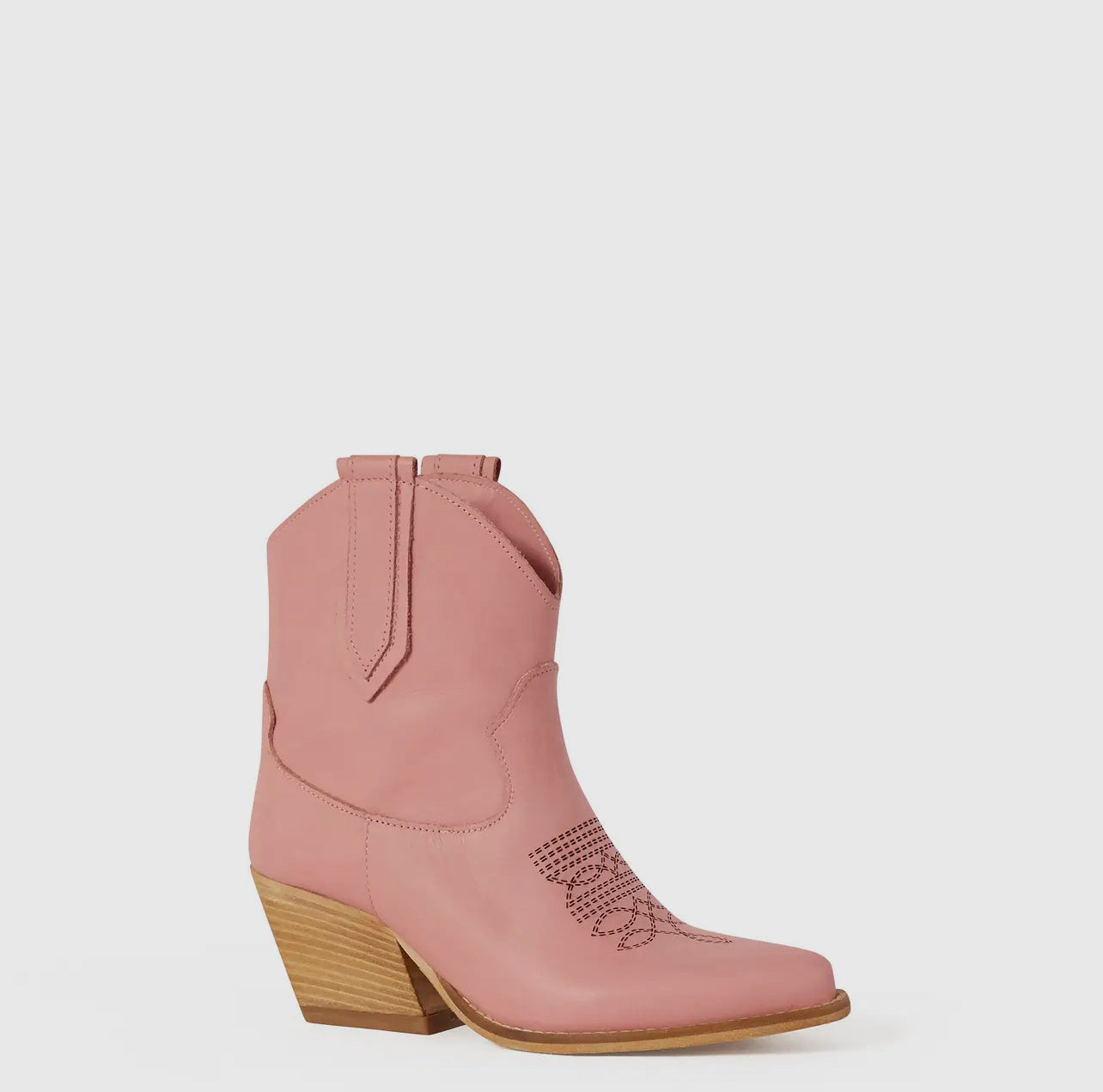 Sweet Pink Italian Ankle Boots