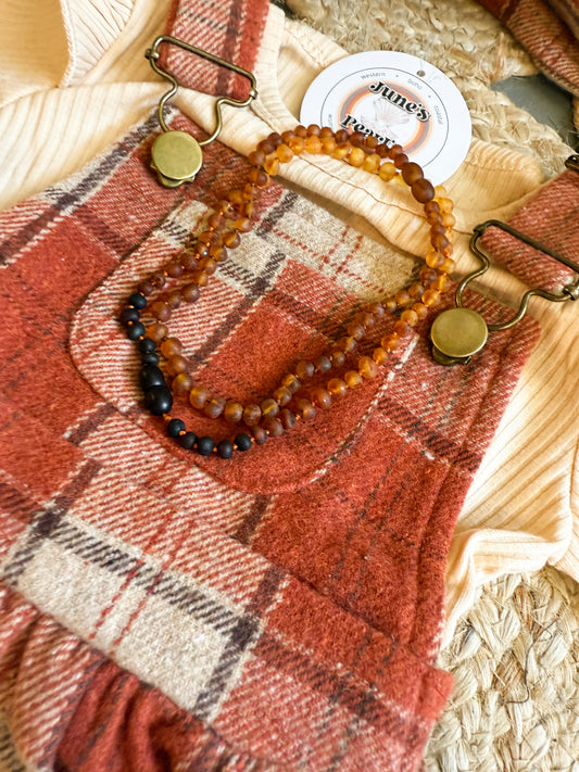 Flannel overall set