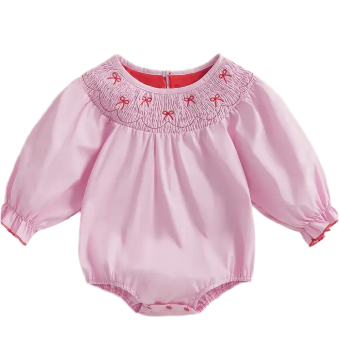 Smocked Bow Onesie