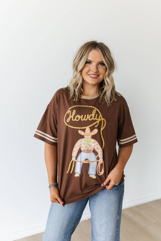 Howdy Ringer Tee