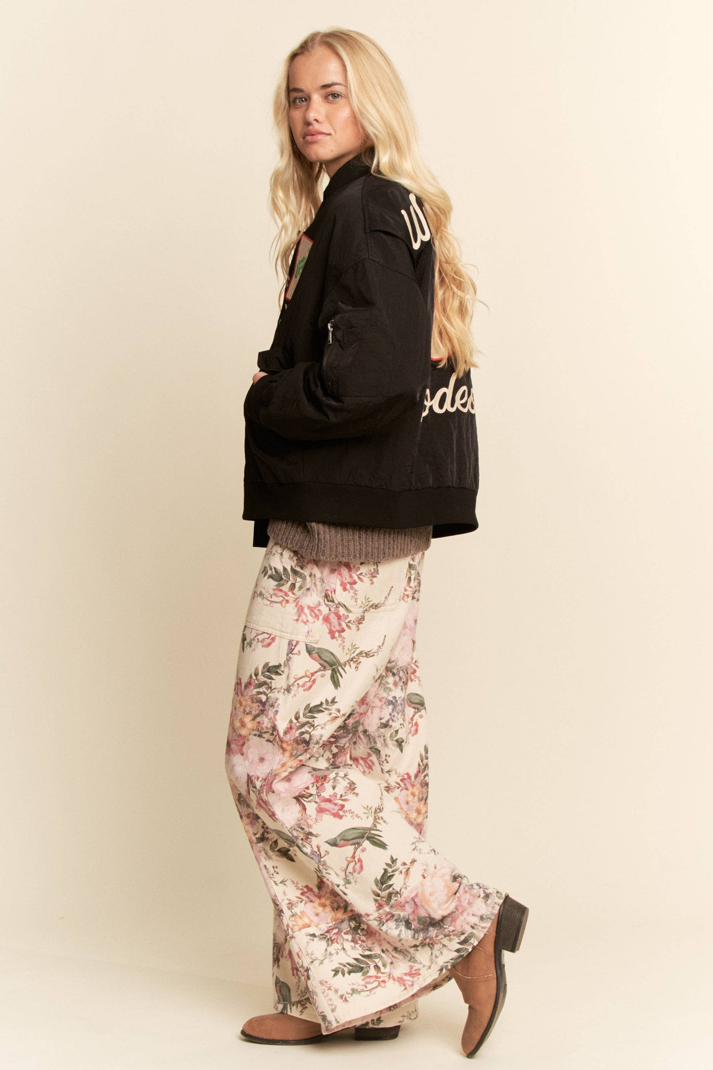 West Coast Rodeo Embroidered Bomber Jacket