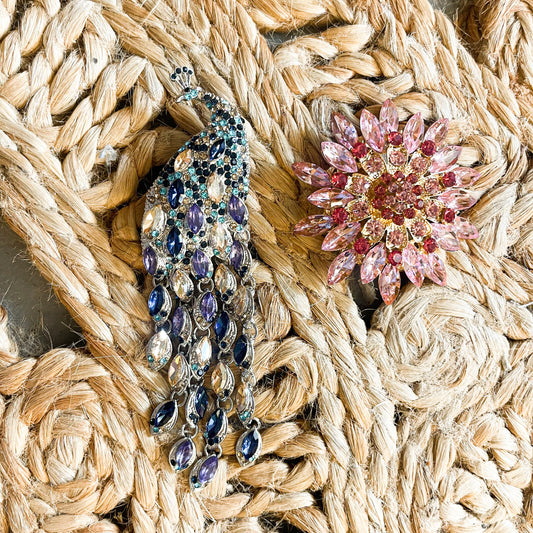 Peacock Brooch