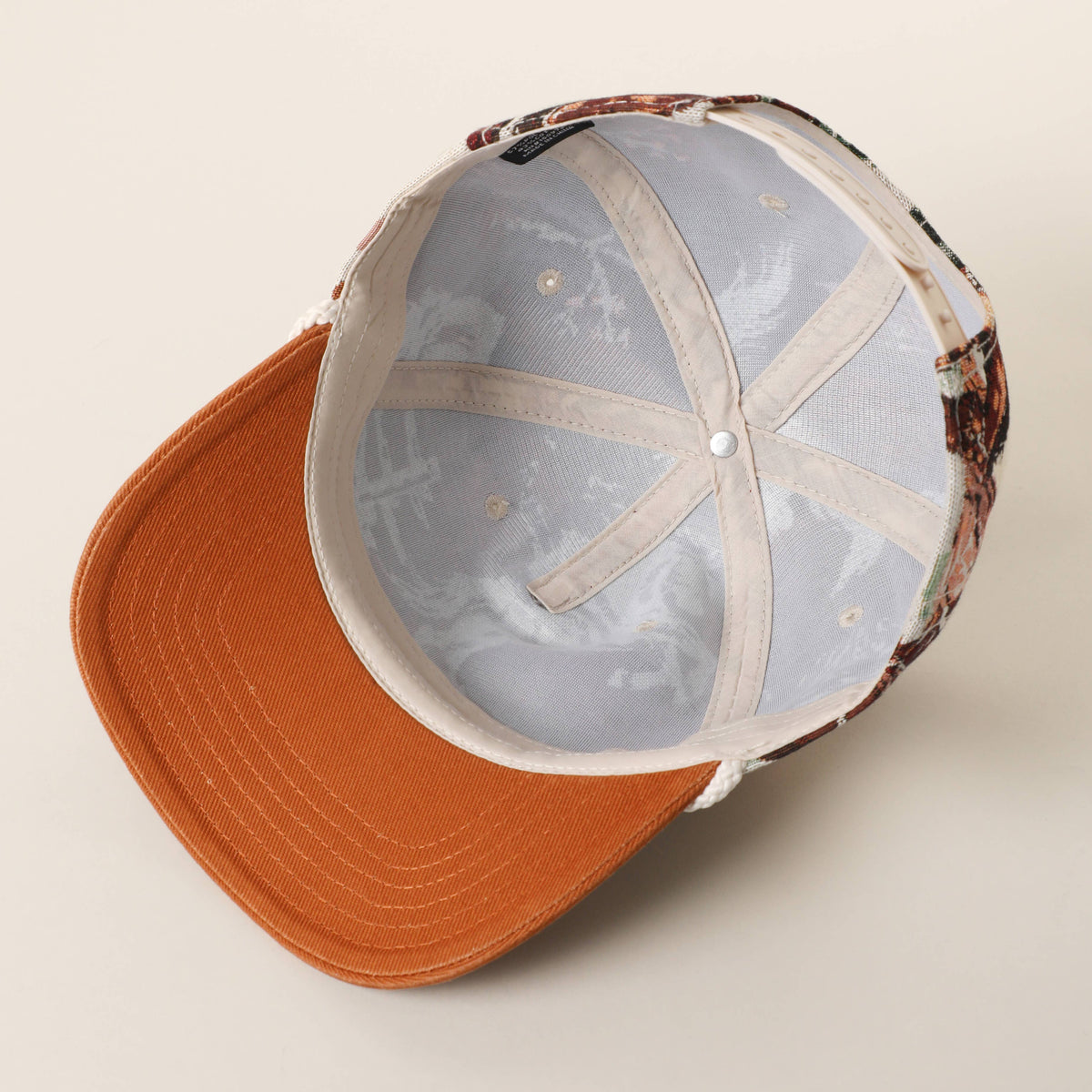 Vintage Western Tapestry Rope Trucker Hat