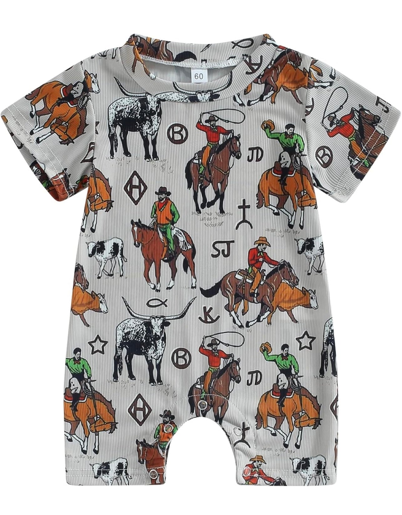 Branded Cowboy Romper