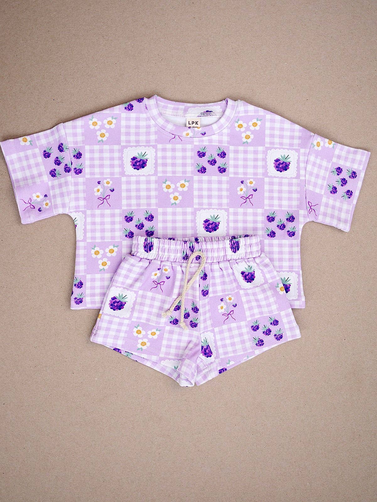 The Raspberry Bloom Short Set