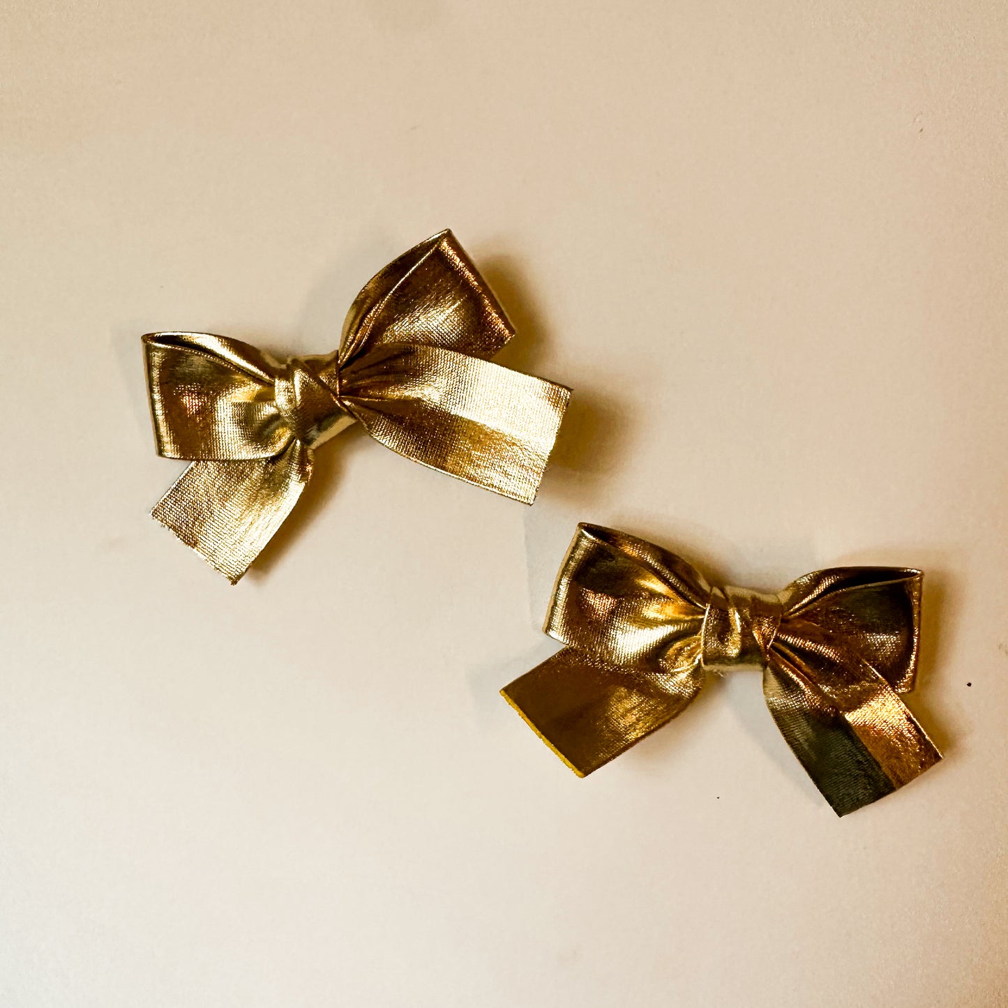 Metallic Gold Piggie Clips