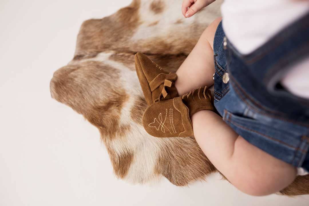 Boot Moccs - Brown Suede