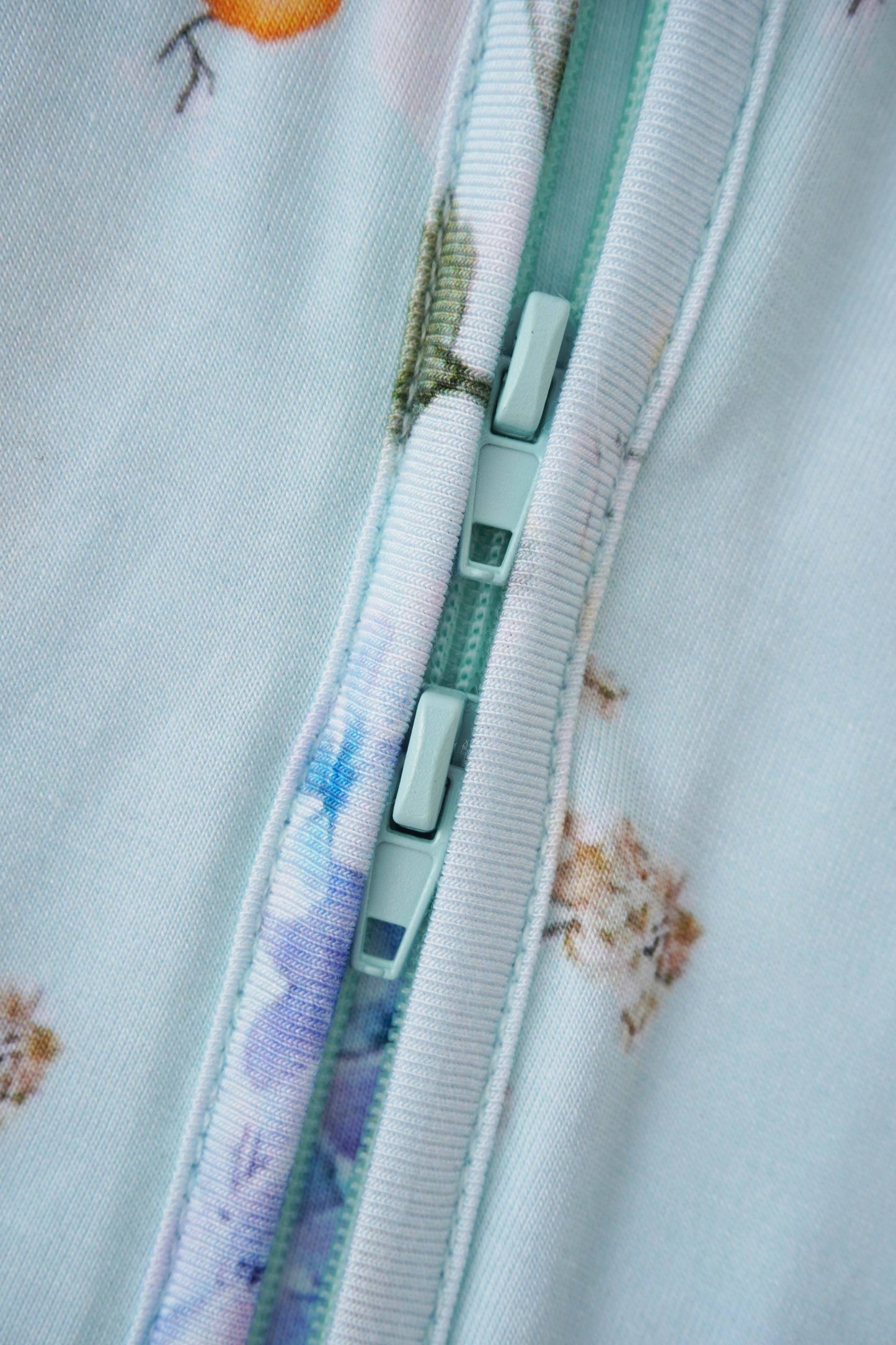 Hydrangea Bamboo Baby Convertible Zippy Romper