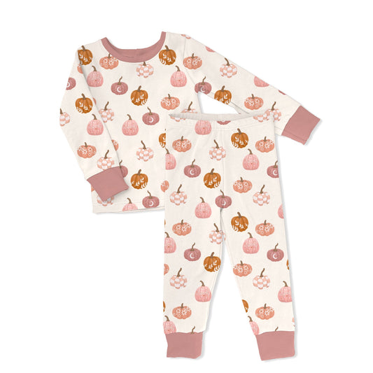 Painted Pumpkins 2-Piece Bamboo Pajamas