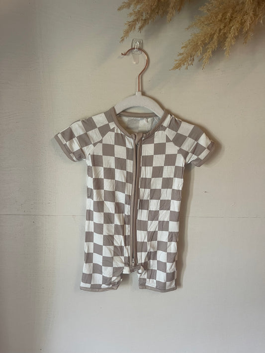 Checkered Romper