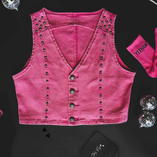 Pecos Queen Pink Vest