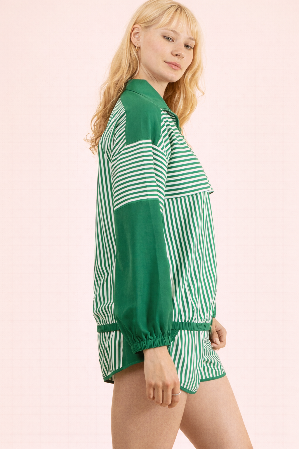 Green Stripe Set