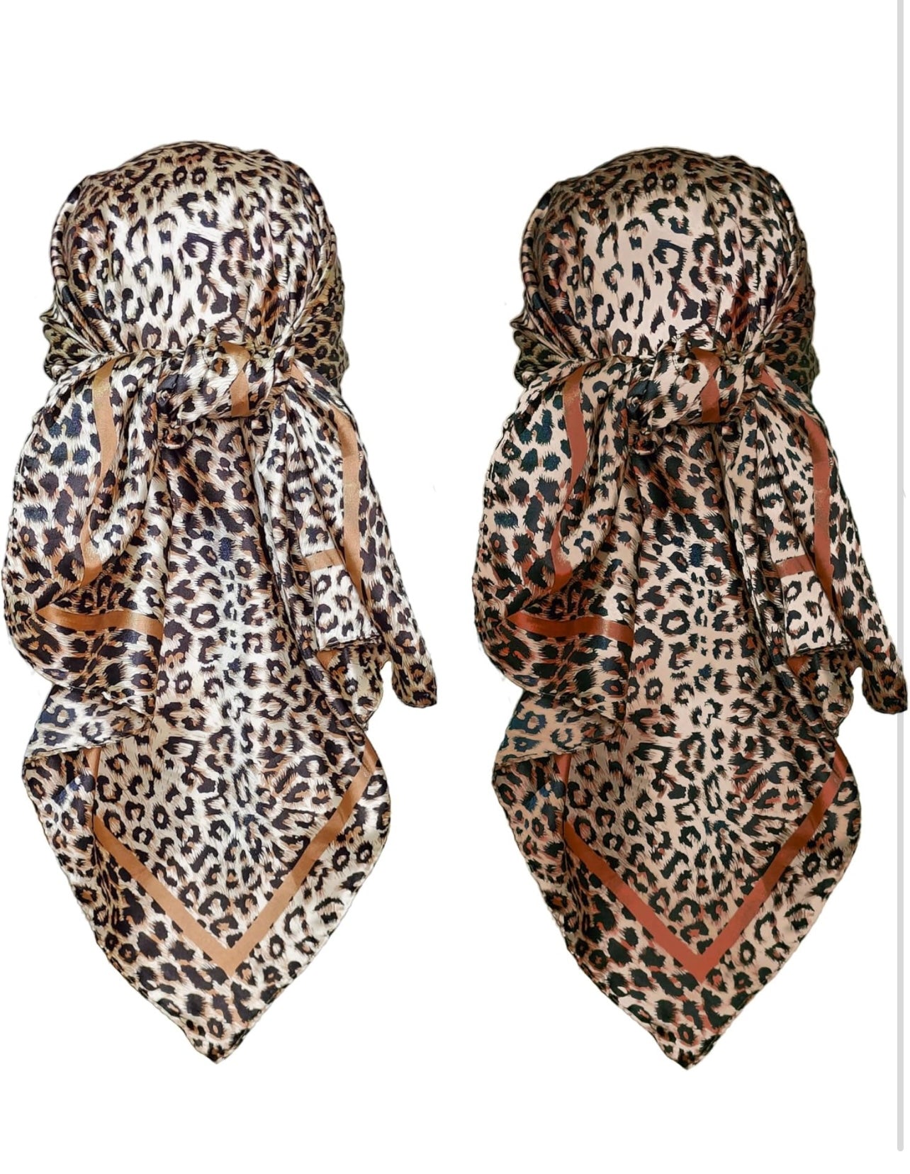 Silk Leopard Scarf