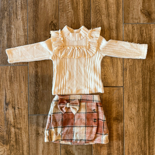 Flannel Skirt Set