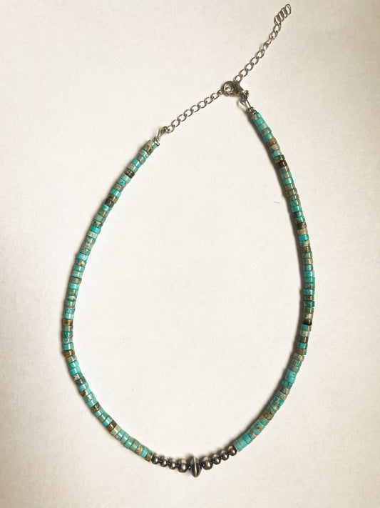 Genuine turquoise Navajo Necklace