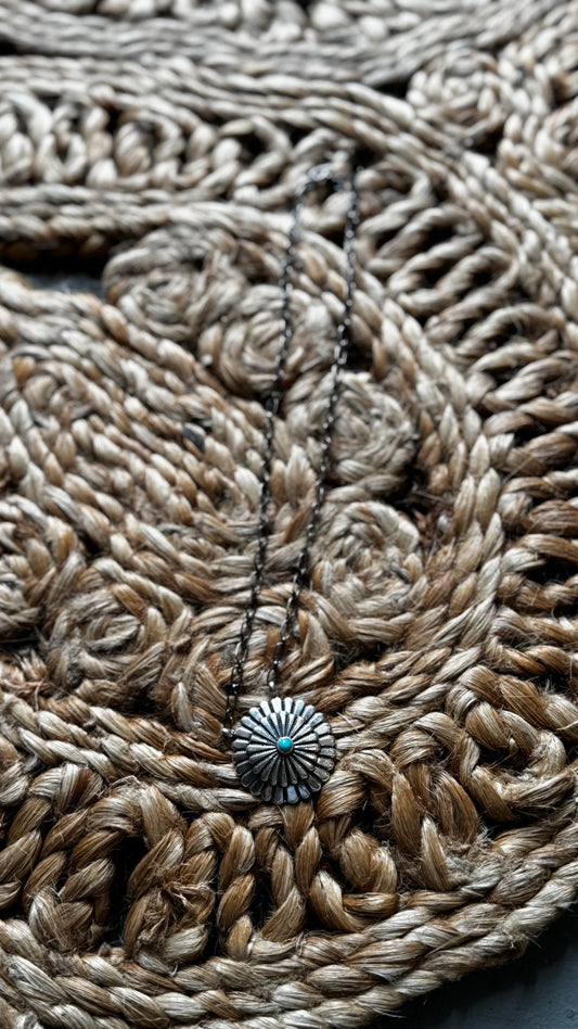 Handmade Kingman Turquoise Necklace