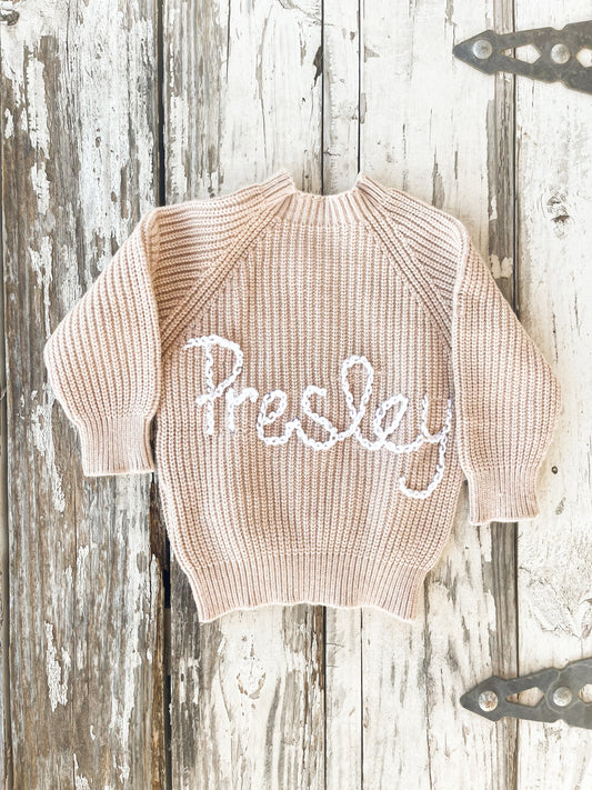 Custom Embroidered Sweater