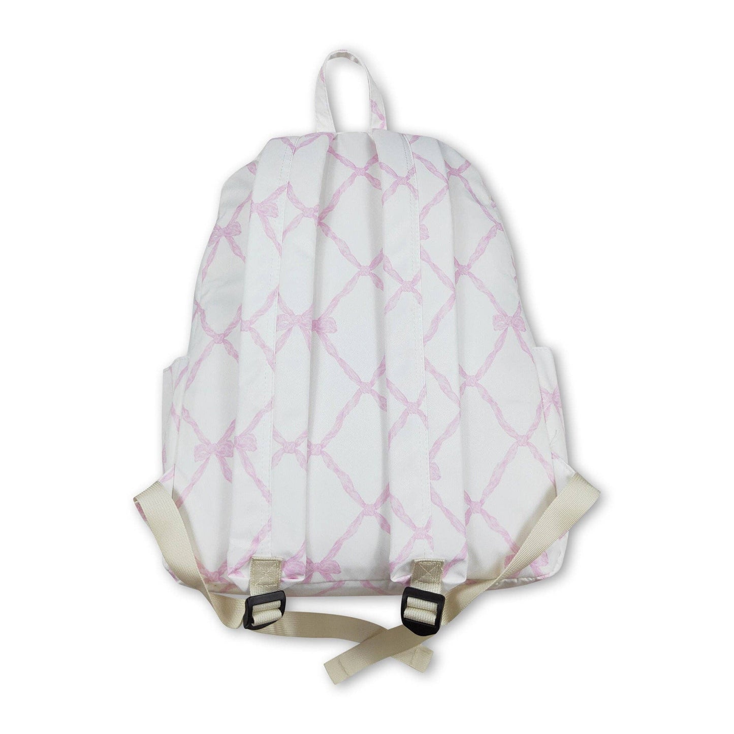 Pink bow kids girls backpack