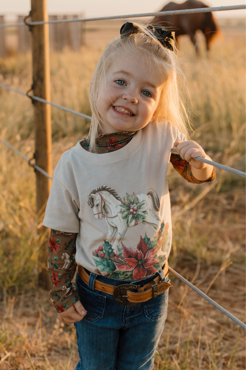 Mini Rockin' Around the Ranch Tee