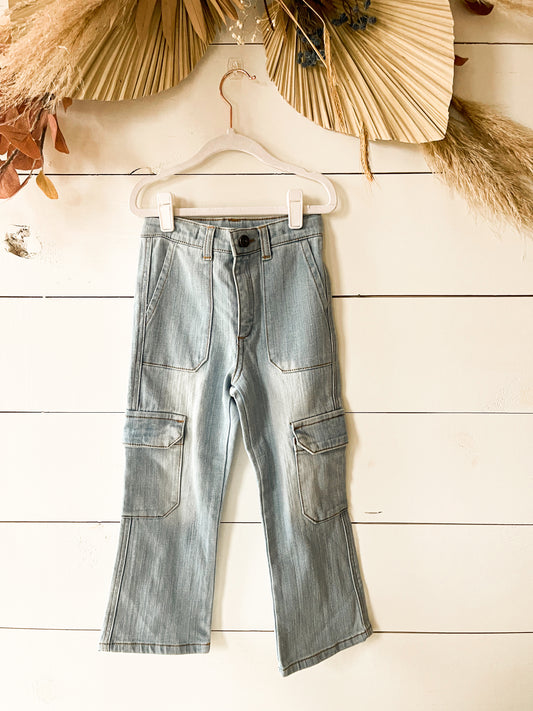 Straight leg cargo Jeans