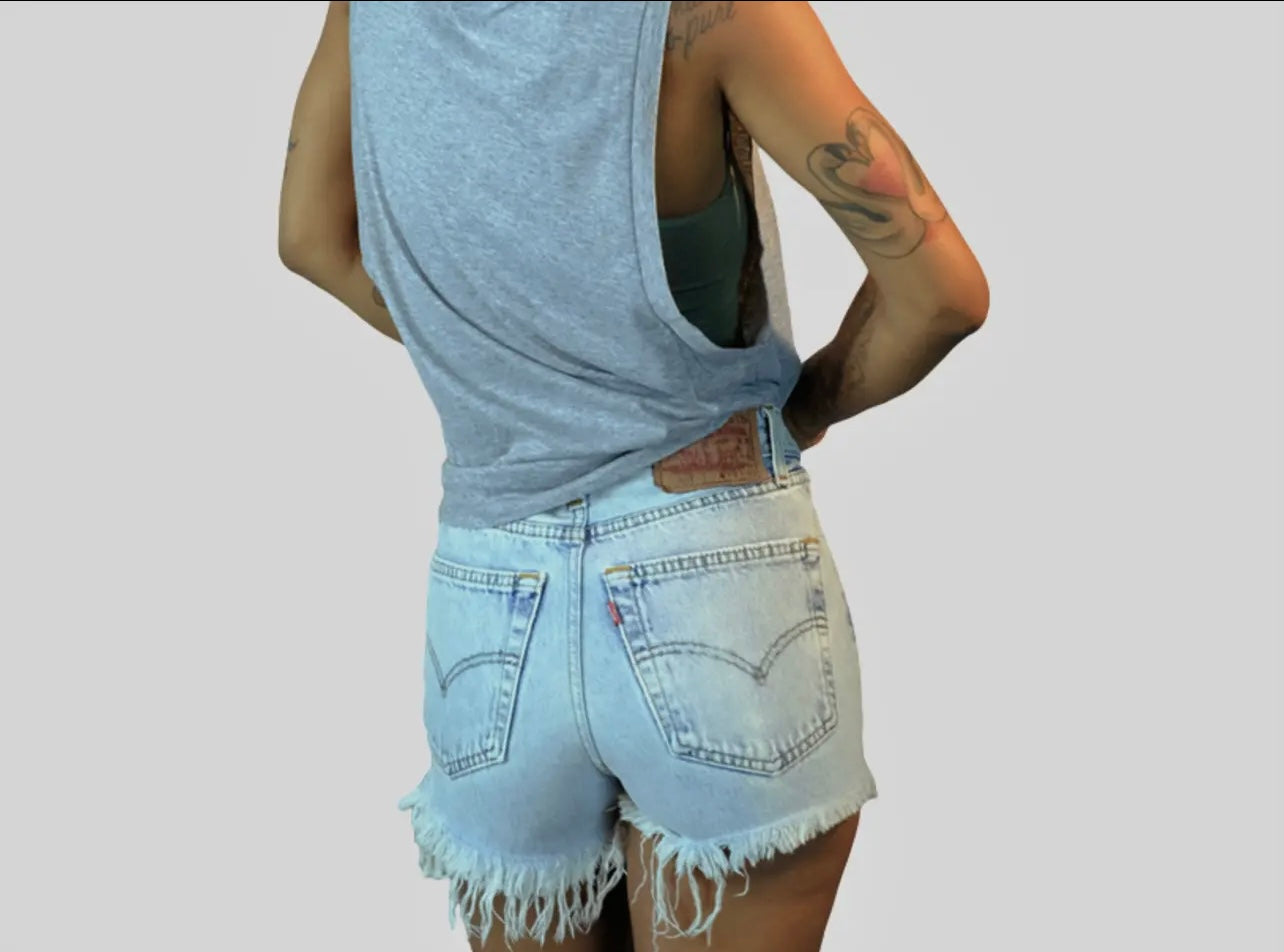 Distressed Levi Shorts