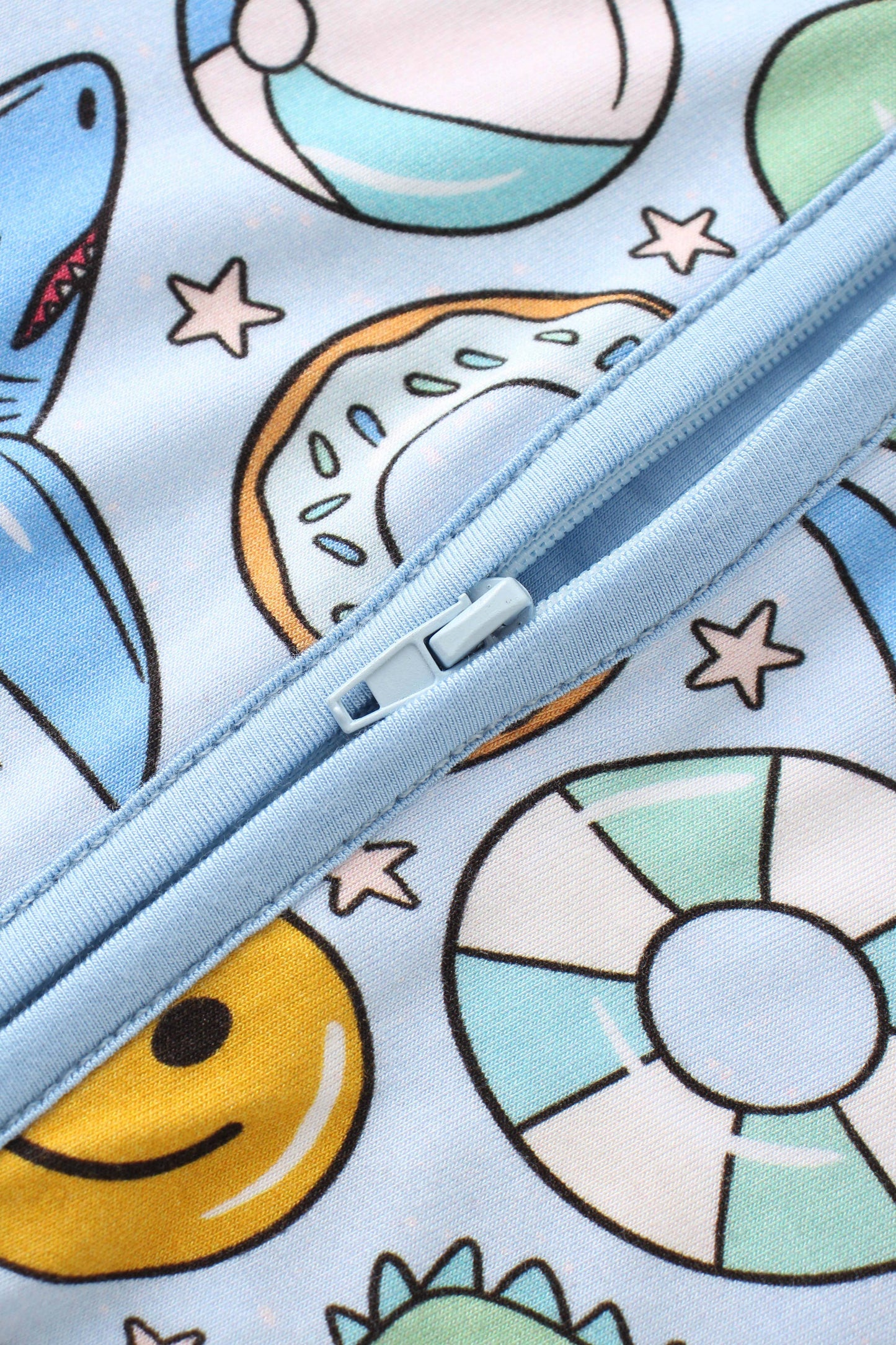 Summer Vibes Bamboo Baby Convertible Zippy Romper