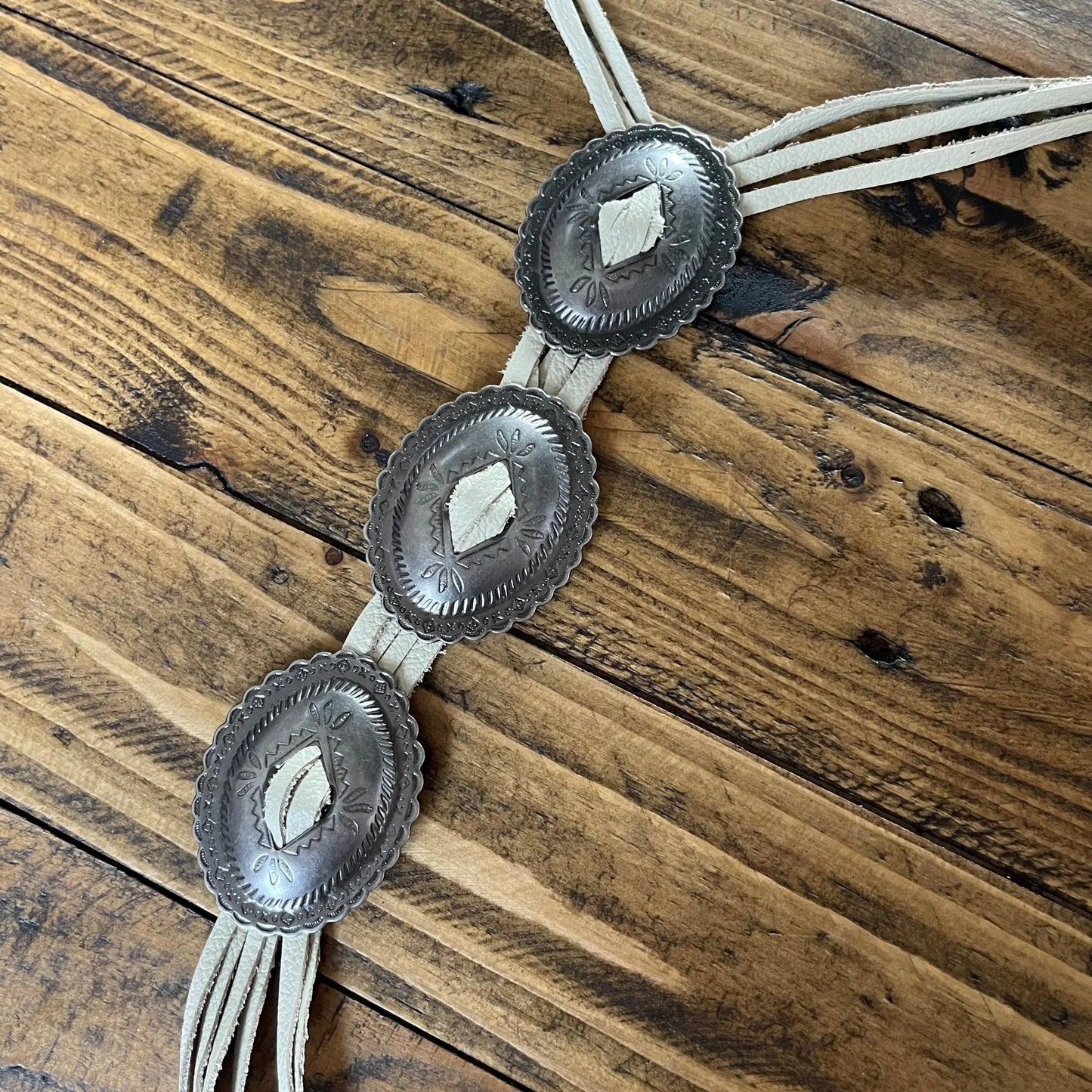 Tres Concho Necklace